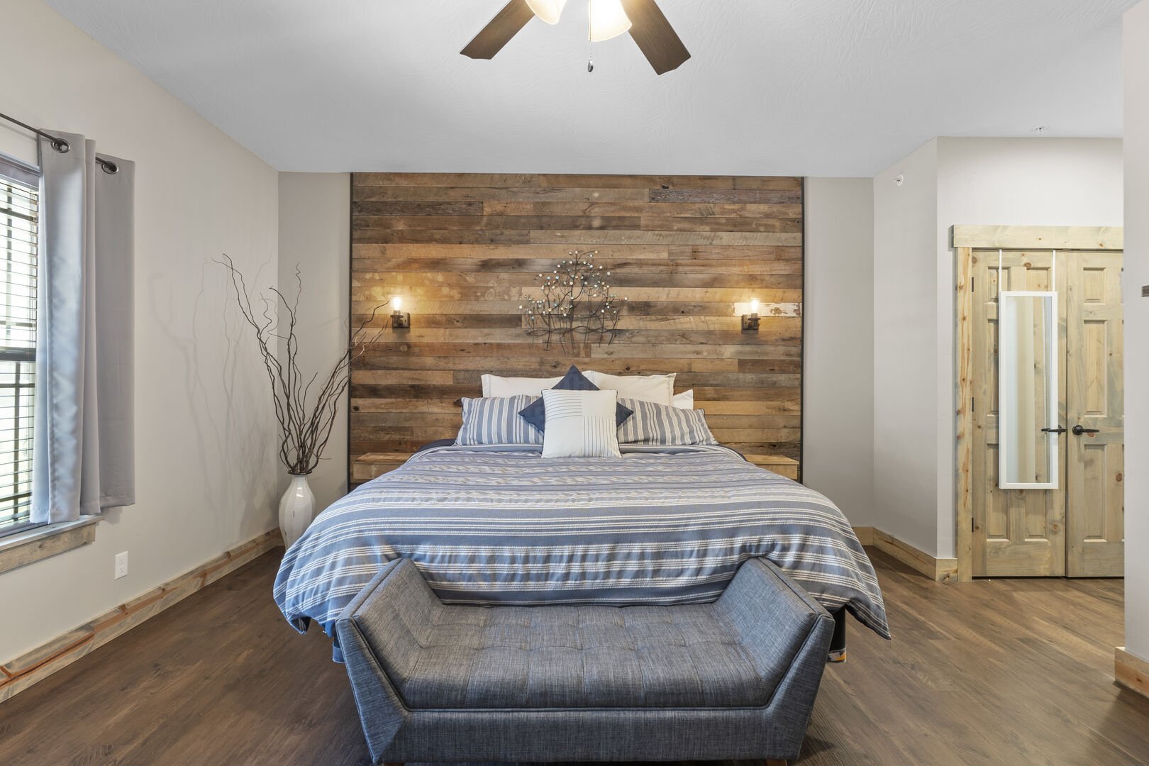 Bedroom inside one of our Branson Vacation Rentals