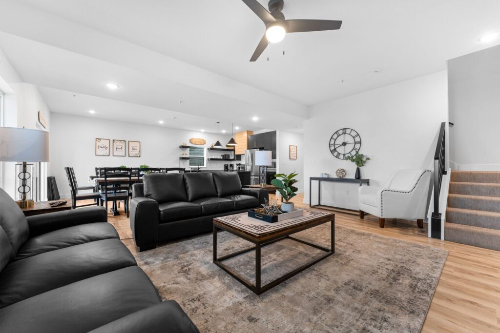 Living room in one of our Branson rentals